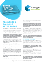Residence and domicile after Brexit
